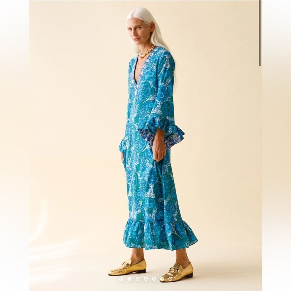 Alix Of Bohemia Zelda Pool Paisley Dress NWOT - Picture 2 of 7